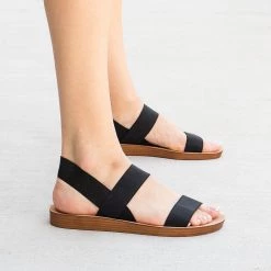 Forever Newest Arrivals Elsa Elastic Fit Sandals