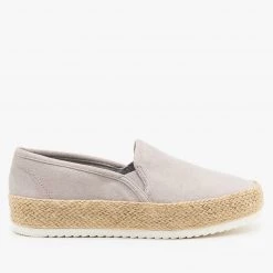 Soda Shoes Espadrille Flatform Slip On Sneakers