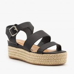 Bamboo Shoes Espadrille Flatform Wedges