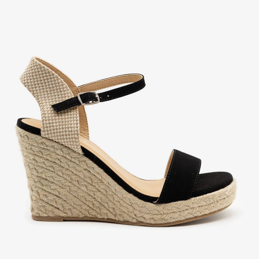 Soda Shoes Espadrille Knit Slingback Wedges 7 Soda Shoes Espadrille Knit Slingback Wedges