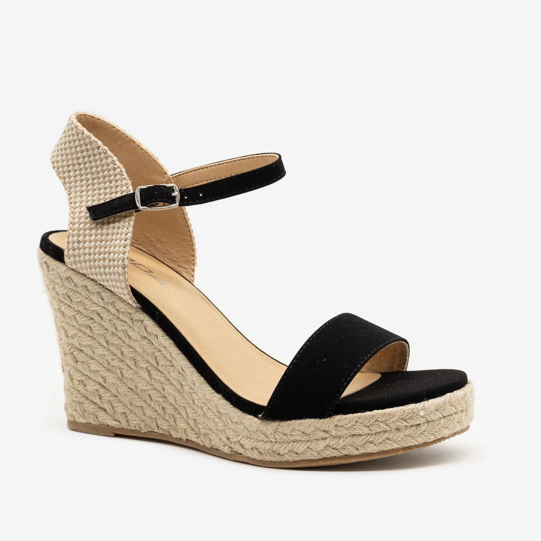 Soda Shoes Espadrille Knit Slingback Wedges 8 Soda Shoes Espadrille Knit Slingback Wedges