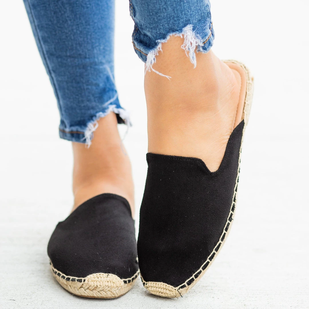 Soda Shoes Espadrille Mule Flats FINAL SALE 8 Soda Shoes Espadrille Mule Flats FINAL SALE