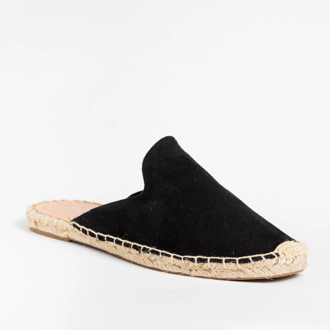 Soda Shoes Espadrille Mule Flats FINAL SALE 4 Soda Shoes Espadrille Mule Flats FINAL SALE