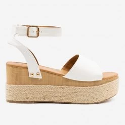Qupid Shoes Newest Arrivals Espadrille Platform Wedge Sandals