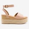 Qupid Shoes Newest Arrivals Espadrille Platform Wedge Sandals