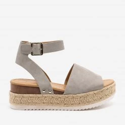 Forever Newest Arrivals Espadrille Stacked Wedge Sandals
