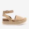 Forever Newest Arrivals Espadrille Stacked Wedge Sandals