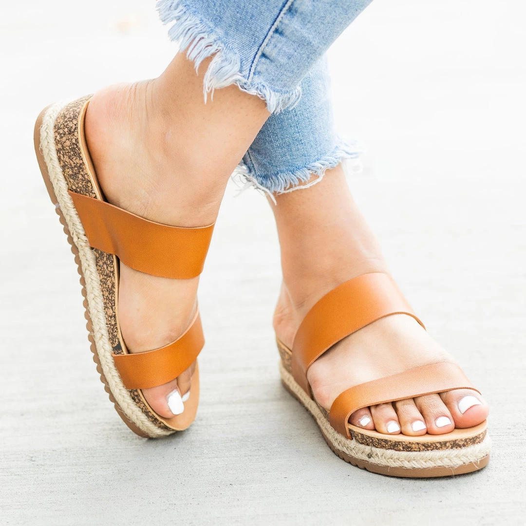 Bella Marie Newest Arrivals Esparto Trim Cork Sandals 9 Bella Marie Newest Arrivals Esparto Trim Cork Sandals