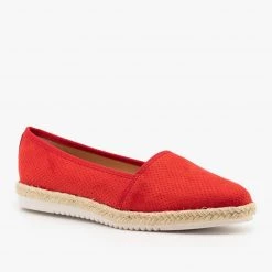 Pazzle Espadrille Pinhole Slip-On Flats