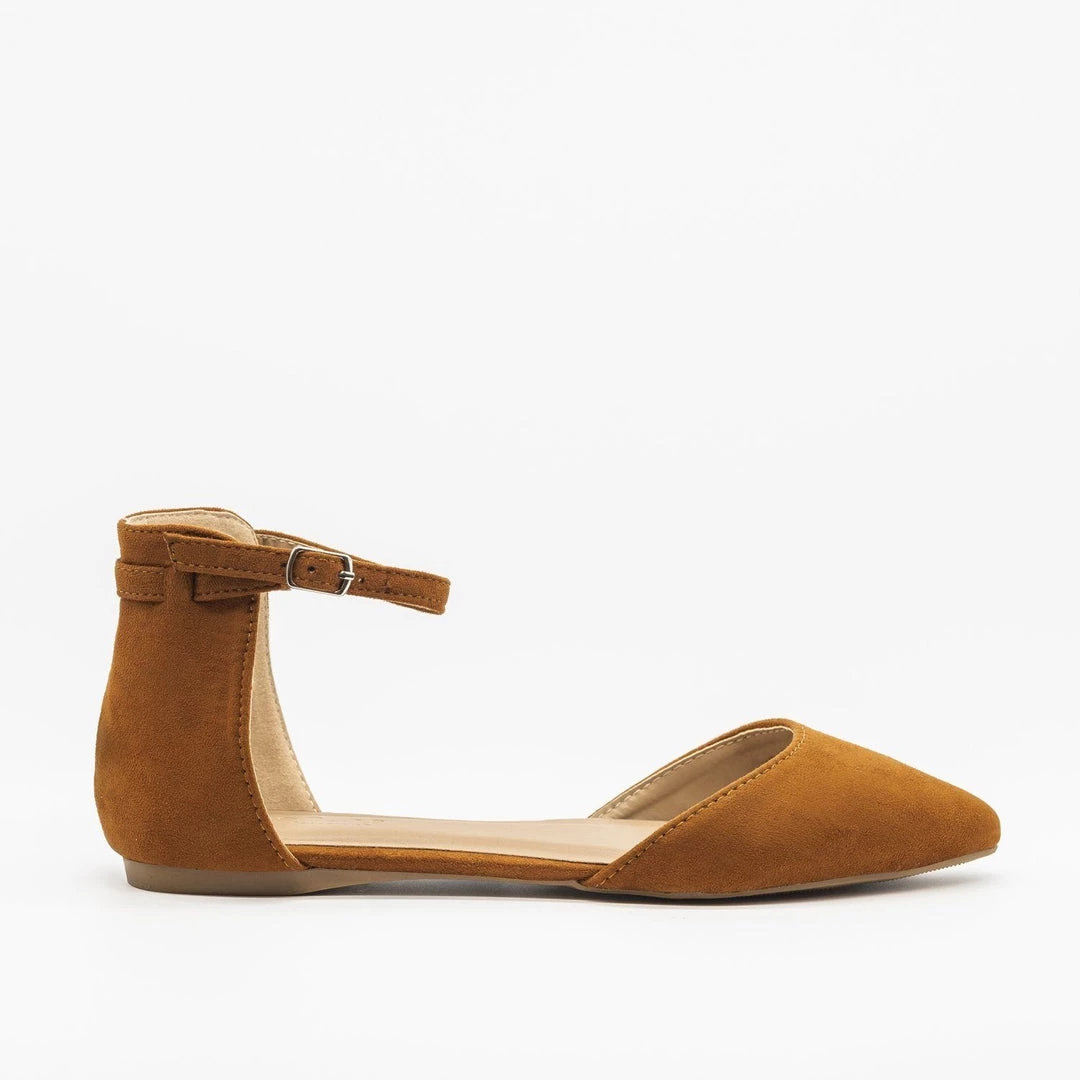 Lovmark Newest Arrivals Essential Ankle Strap Flats 8 Lovmark Newest Arrivals Essential Ankle Strap Flats