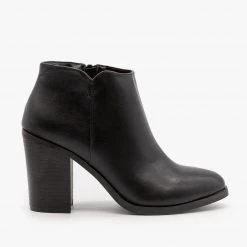 Bamboo Shoes Essential Heeled Ankle Booties Newest Arrivals
