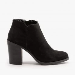 Bamboo Shoes Essential Heeled Ankle Booties Newest Arrivals