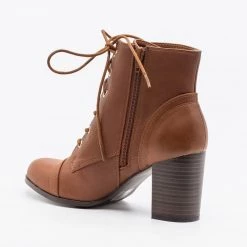Wild Diva Shoes Newest Arrivals Essential Lace-Up Ankle Booties