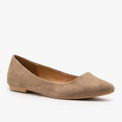 Bella Marie Newest Arrivals Essential Pointed Toe Ballet Flats