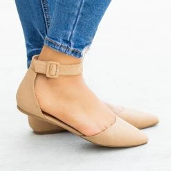 Bamboo Shoes Essential Pointed Toe D'Orsay Flats