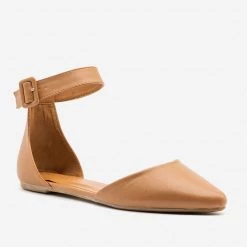 Bamboo Shoes Essential Pointed Toe D'Orsay Flats