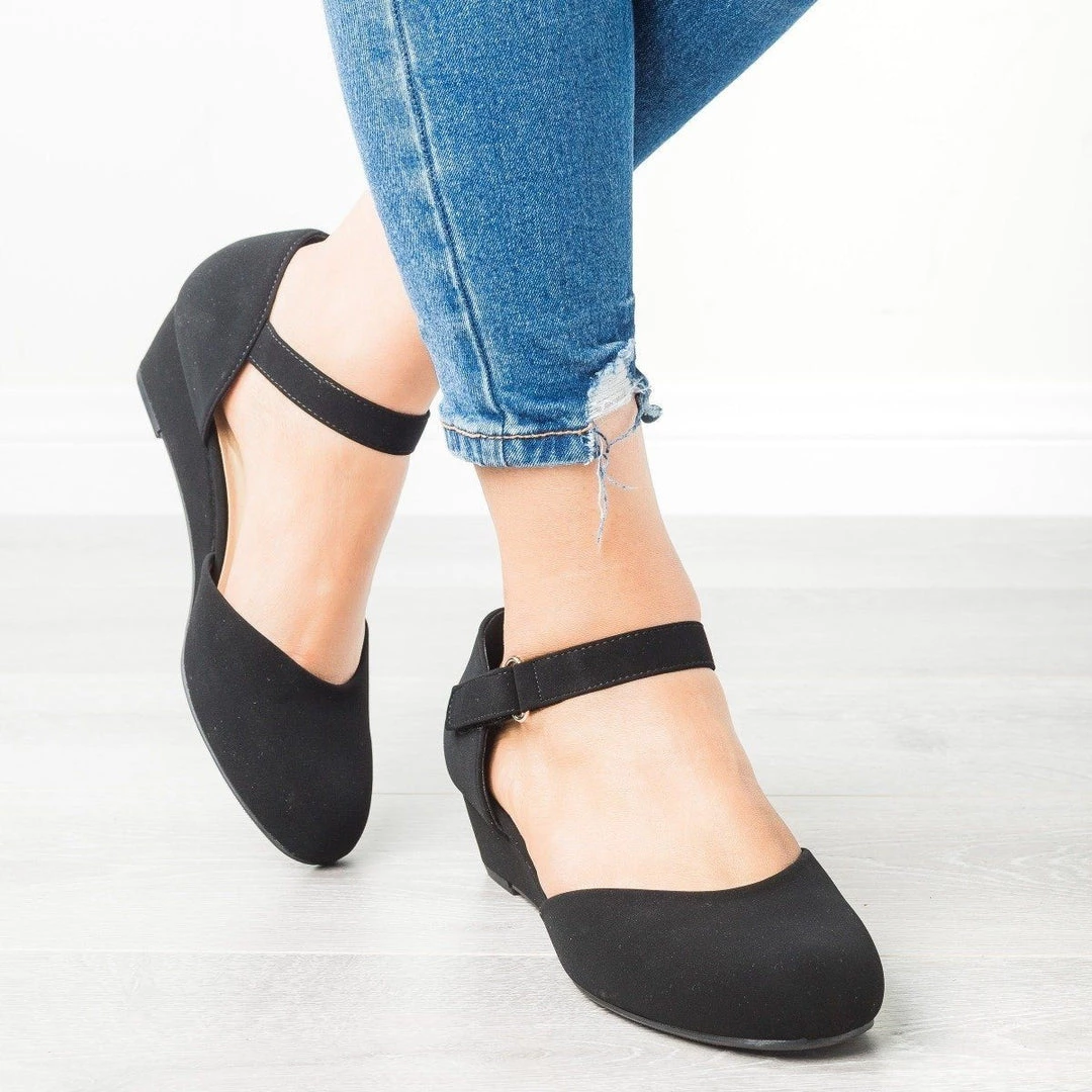 City Classified Shoes Everyday Ankle Strap Wedges 24 City Classified Shoes Everyday Ankle Strap Wedges