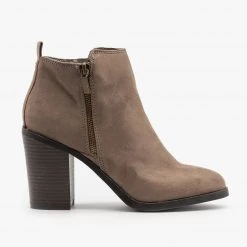 Bamboo Shoes Newest Arrivals Everyday Block Heel Booties FINAL SALE
