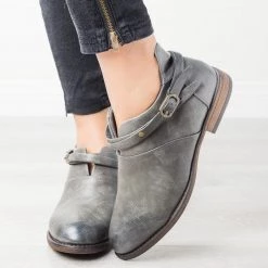 Mata Newest Arrivals Everyday Buckle Strap Booties