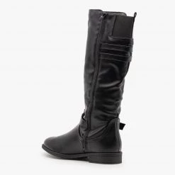 Forever Everyday Buckled Riding Boots