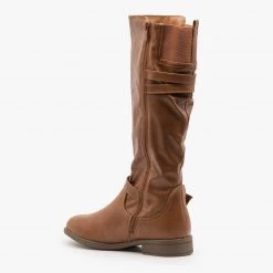 Forever Everyday Buckled Riding Boots