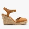 Qupid Shoes Newest Arrivals Everyday Closed-Toe Espadrille Wedges