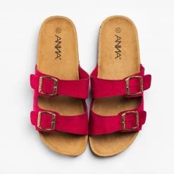 Anna Shoes Everyday Comfy Double Buckle Sandals Newest Arrivals