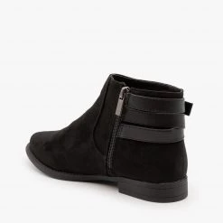 Bamboo Shoes Everyday Criss Cross Buckle Booties FINAL SALE Newest Arrivals