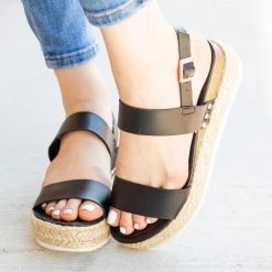 Fashion Focus Newest Arrivals Everyday Espadrille Flatform Sandals