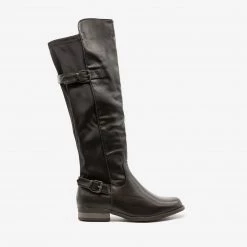 Refresh Newest Arrivals Fabulous Buckled Riding Boots