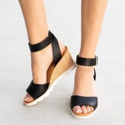 Soda Shoes Newest Arrivals Faith White Sole Wedges