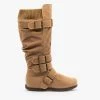 Refresh Newest Arrivals Fashion Buckle Knee-High Boots