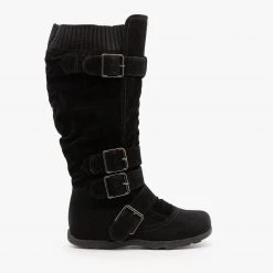 Refresh Newest Arrivals Fashion Buckle Knee-High Boots 33 Refresh Newest Arrivals Fashion Buckle Knee-High Boots