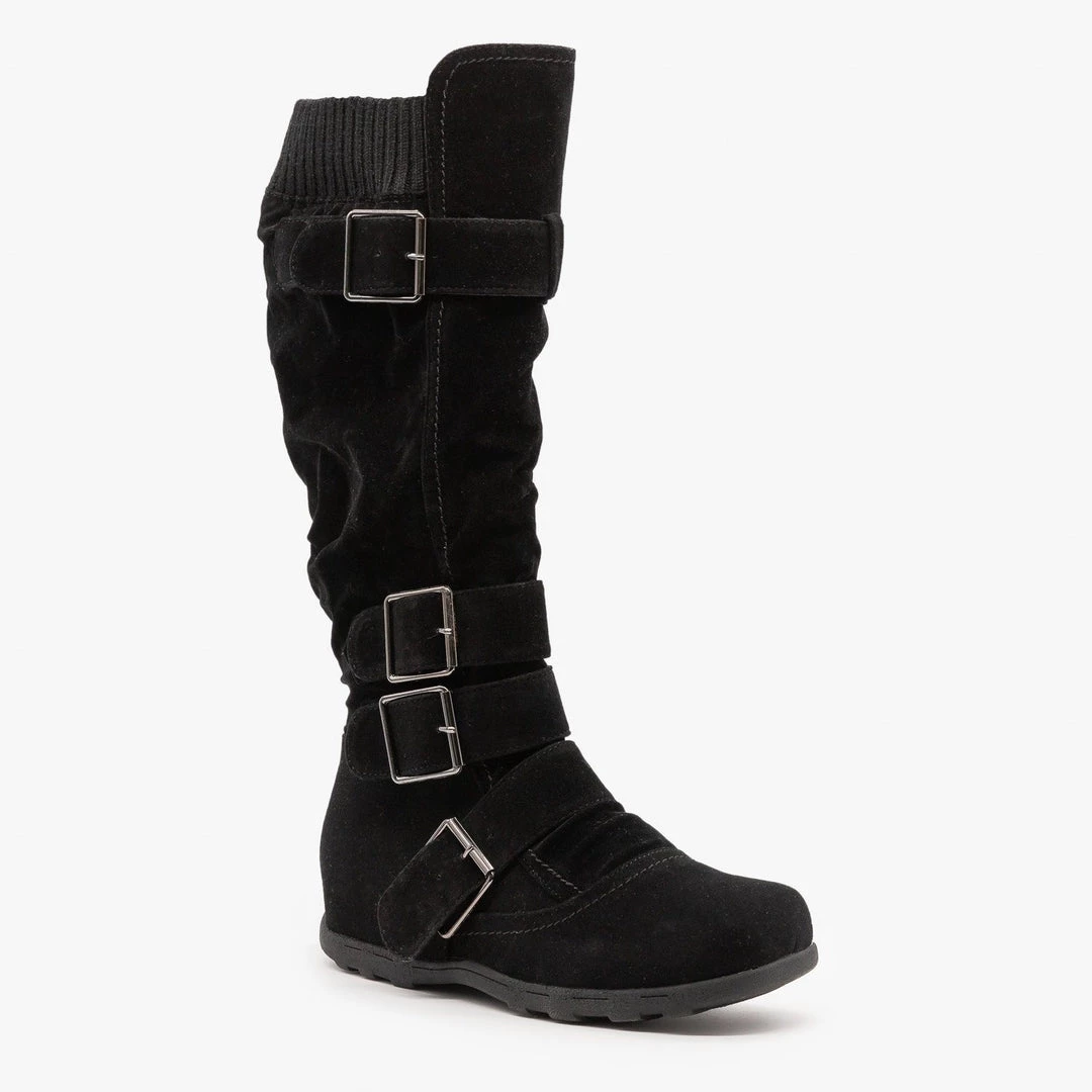 Refresh Newest Arrivals Fashion Buckle Knee-High Boots 16 Refresh Newest Arrivals Fashion Buckle Knee-High Boots