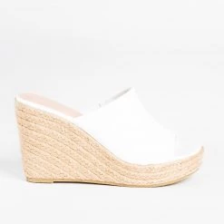 Refresh Newest Arrivals Fashionable Espadrille Mule Wedges