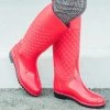 Soho Girls Fashionable Quilted Rain Boots Newest Arrivals
