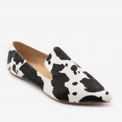 Mata Newest Arrivals Faux Cowhide Loafers
