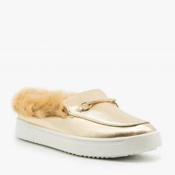 Bamboo Shoes Faux Fur Loafers Newest Arrivals