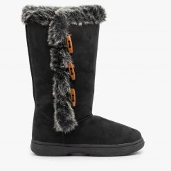 Bamboo Shoes Faux Fur Trimmed Winter Boots