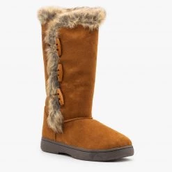 Bamboo Shoes Faux Fur Trimmed Winter Boots