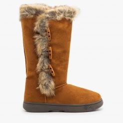 Bamboo Shoes Faux Fur Trimmed Winter Boots