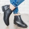 Bamboo Shoes Newest Arrivals Faux Leather Fashion Ankle Booties