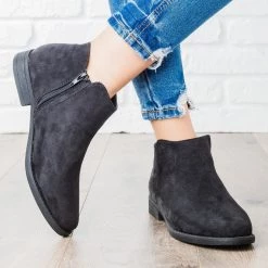 Bamboo Shoes Newest Arrivals Faux Leather Fashion Ankle Booties