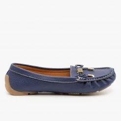 Forever Faux Leather Moccasin Style Flats