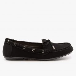 Top Moda Newest Arrivals Faux Nubuck Side Stitched Moccasin Flats FINAL SALE