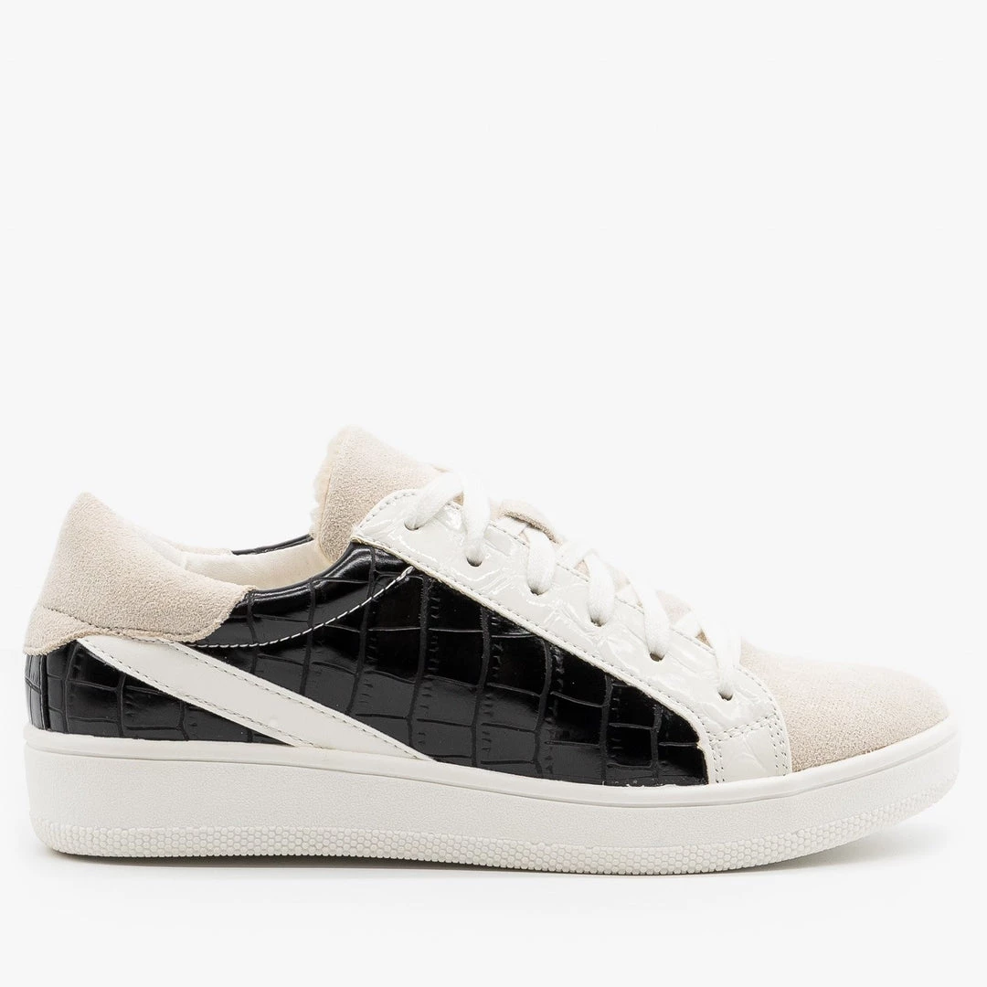 Nature Breeze Faux Sherpa Lined Crocodile Sneakers Newest Arrivals 4 Nature Breeze Faux Sherpa Lined Crocodile Sneakers Newest Arrivals