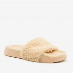 Bamboo Shoes Newest Arrivals Faux Sherpa Slides 10 Bamboo Shoes Newest Arrivals Faux Sherpa Slides