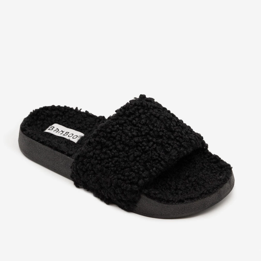 Bamboo Shoes Newest Arrivals Faux Sherpa Slides 3 Bamboo Shoes Newest Arrivals Faux Sherpa Slides