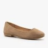 Bella Marie Faux Suede Ballet Flats