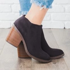 Soda Shoes Newest Arrivals Faux Suede Chunky Heel Fashion Booties 13 Soda Shoes Newest Arrivals Faux Suede Chunky Heel Fashion Booties